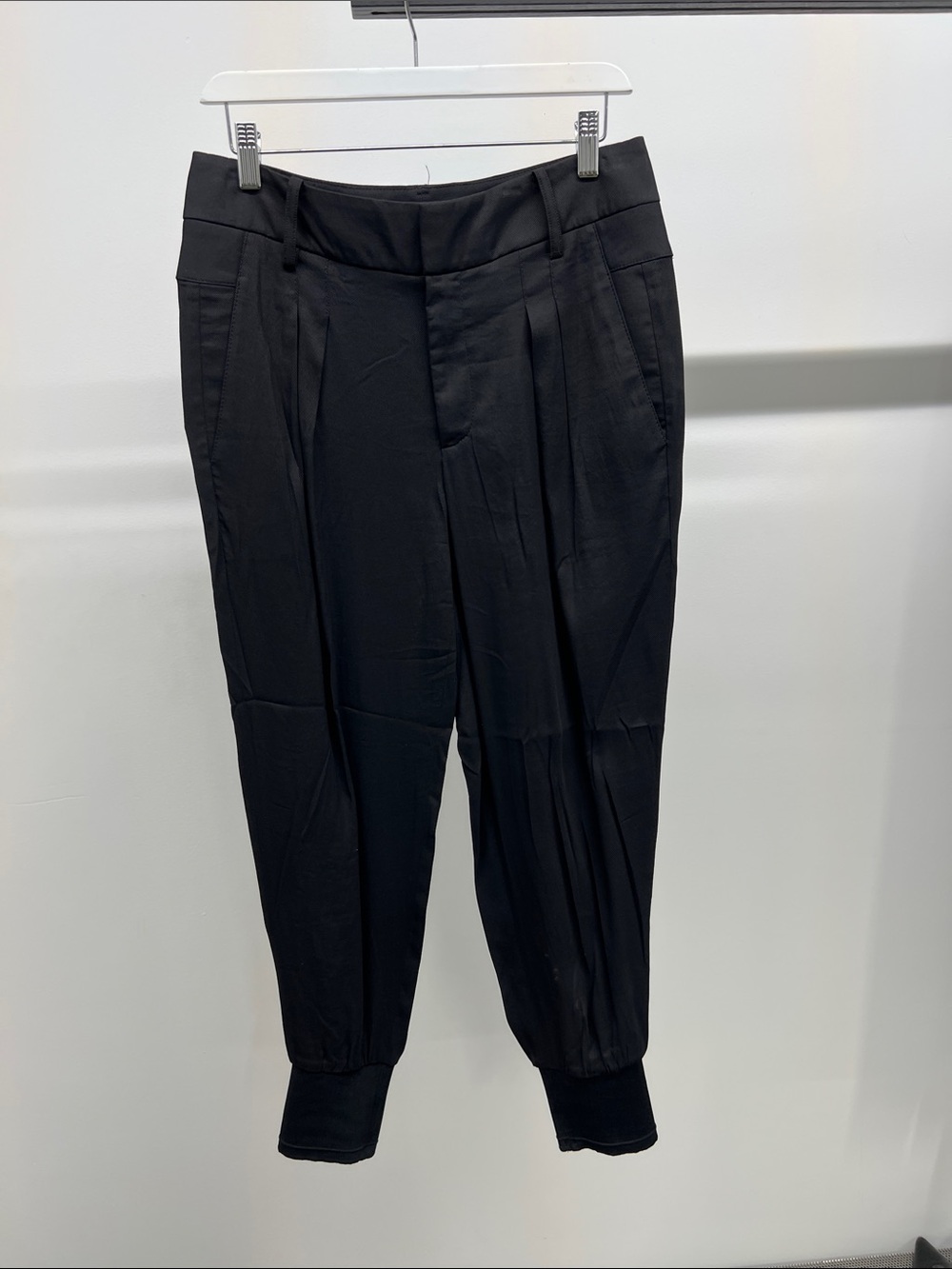 Helmut Lang Black Tapered Women's Trousers